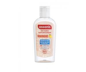 Assanis Gel Mains Hydroalcoolique Parfum Mangue 80 ml