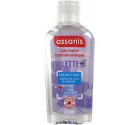 Assanis Pocket Gel antibactérien Parfum Violette 80 ml - Premiers soins - Pharmacie en ligne LaSante.net