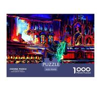 Assassin avec Un Couteau Puzzle 1000 Pièces pour Adultes Et Enfants À Partir De 12 Ans Jeu De Patience Et De Réflexion Divertissement Créatif Cadeau Classiques - Activité Familiale Parfaite 70x50cm/1