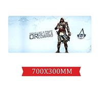 Assassin Jeu Tapis De Souris De Jeu De Vitesse |Tapis De Souris XXL | 700 X 300Mm Grand Format |Base De 3 Mm D'Épaisseur | Précision Et Vitesse Parfaites, B