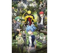 Assassination Classroom - Forest Group - Poster Anime Affiche Impression Taille 61 x 91,5 cm + 2 baguettes en plastique 62 cm Noir
