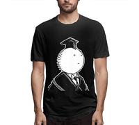 Assassination Classroom Koro Sensei Men's T-Shirt Fashion Short Sleeve Black S