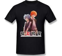 Assassination Classroom T-Shirt Man's Summer Cotton Short Sleeve Tshirt Manches Courtes(Large)