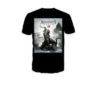 Assassin's Creed 3 - T-shirt Black - Game Cover (m)