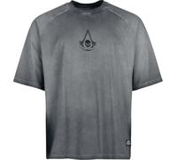 Assassin's Creed Black Flag Resynced - Jackdaw Homme T-Shirt Oversize Noir 100% Coton Oversize