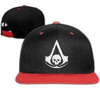 Assassins Creed Logo Hip Hop Hat Baseball Cap Red Red