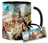 Assassins Creed Odyssey Alexios Kassandra Tasse Ceramique Intérieure et Poignée Noire Mug