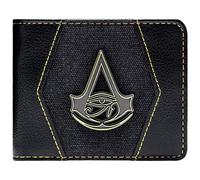 Assassins Creed Origins Crête d'or Noir Portefeuille