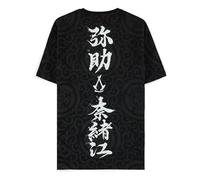Assassin's Creed Shadows Kanji Clan T-shirt à manches courtes pour homme, Noir , XL