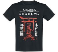 Assassin's Creed Tag Team Homme T-Shirt Manches Courtes Noir 100% Coton Regular/Coupe Standard