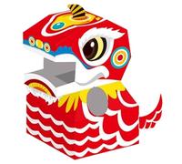 Assemblage d'animaux en carton,Jouet de dinosaure en carton | Carton de robe de dinosaure,Jouet d'assemblage sûr et inoffensif pour le jeu quotidien, les apparitions préscolaires, les jeux de rôle