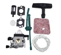 Assemblage de conduite de carburant avec filtre à air, joints de carburateur, cordon de traction et poignée pour FS55R FS55 FC55 pour FS45 FS46 FS38 débroussailleuse à cordes réparation de moteur