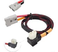 Assemblage de conversion de puissance 50 A vers IEC C13 utilisant un fil en silicone ultra doux 8 AWG de 10 mm² pour une stabilité thermique et une performance de flexion améliorées (B)