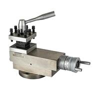 Assemblage de poteau d'outils de tour pour tours horizontaux, rotation de 360 à 450 mm, hauteur centrale de 112 mm, déplacement de 96 mm, idéal pour couper l'acier au carbone, l'acier inoxydable et le