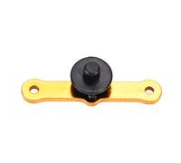 Assemblage d'embrayage de direction Lien de haute qualité alliage d'aluminium Pièce de mise à niveau durable pour 104001 1/10 RC Car Golden Couleur 10g Poids