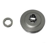 Assemblage d'embrayage de rechange pour tronçonneuse Husqvarna-181 288XP, avec roulement à aiguilles, tambour d'embrayage et pignon pour tronçonneuse forestière (C)
