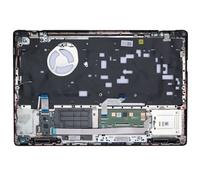 Assemblage du repose-poignets Dell à double pointage, avec lecteurs de carte à puce