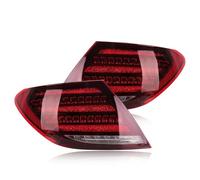 Assemblage Feux Arrière Paire À LED À Lentille Rouge Pour Benz W204 2007-2011 2013 Animation Des Feux Arrière Position Freinage Recul Clignotants Feu Arrière