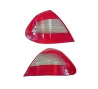 Assemblage Feux Arrière Pour Benz Pour W211 2006 2007 2008 2009 Coque Feu Arrière Remplacement Lentille Stop Vitre Cache Feu Arrière(LED Left and Right)