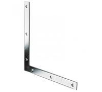 Assemblage - HETTICH - équerre plate acier zingué l.220 mm