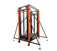 Assemblé Échafaudage électrique automatique multifonctionnel à télécommande élévateur mobile pliable Plateforme de travail(6M)