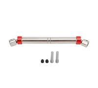 Assemblée de transmission de voiture RC en acier à télécommande haute résistance Arbre d'entraînement de voiture pour axial SCX10 90046 1/10 voiture et CC01 125-190 mm Longueur (Argent)