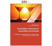 Assemblée Nationale Et Assemblée Provinciale