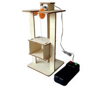 Assembler Bricolage Fil Contrôle Ascenseur Modèle Électrique Ascenseur Science Expérience Matériel Montessori Éducatif Enfants Jouets Pour Les Enfants