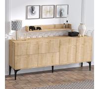 Assen ensemble buffet et étagère murale