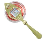 Assentro Dripper - Coup de cube de sucre 16x4 cm, cuillère en acier inoxydable, outil à barres design creux avec de filtre rainuré | Accessoire de cocktail classique pour c