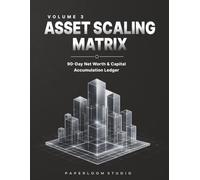 Asset Scaling Matrix: Net Worth Ledger, Quarterly Portfolio Rebalancing Tracker and Capital Accumulation Journal for Investors
