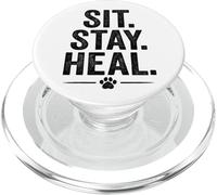 Asseyez-vous. Guérir. Style vintage pour animaux de compagnie. PopSockets PopGrip pour MagSafe