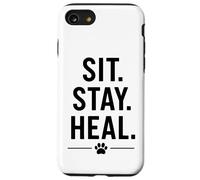 Asseyez-vous. Guérir. Thérapie Dog Comfort Design, Coque pour iPhone SE (2020) / 7 / 8