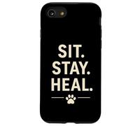 Asseyez-vous. Guérir. Thérapie Dog Comfort Design, Coque pour iPhone SE (2020) / 7 / 8