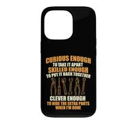 Assez Curieux pour Le démonter - Gars de Voiture mécanicien Automobile Coque pour iPhone 13 Pro