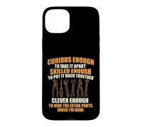 Assez Curieux pour Le démonter - Gars de Voiture mécanicien Automobile Coque pour iPhone 15 Plus