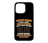 Assez Curieux pour Le démonter - Gars de Voiture mécanicien Automobile Coque pour iPhone 15 Pro Max