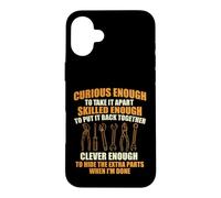 Assez Curieux pour Le démonter - Gars de Voiture mécanicien Automobile Coque pour iPhone 16 Plus