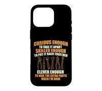 Assez Curieux pour Le démonter - Gars de Voiture mécanicien Automobile Coque pour iPhone 16 Pro