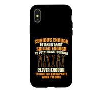 Assez Curieux pour Le démonter - Gars de Voiture mécanicien Automobile Coque pour iPhone X/XS