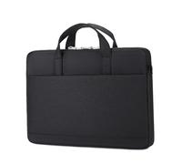 Assez d'espace Sac à bandoulière en Tissu Oxford for Ordinateur Portable, Sac d'affaires for Voyage/Affaires/Hommes/Femmes(Noir,Petit)