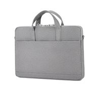 Assez d'espace Sac à bandoulière en Tissu Oxford for Ordinateur Portable, Sac d'affaires for Voyage/Affaires/Hommes/Femmes(Grigio,Petit)