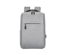 Assez d'espace Sac à Dos USB for Ordinateur Portable, Cartable antivol étanche, Sac de Voyage for Hommes et Femmes, bandoulière(Gris)