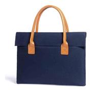 Assez d'espace Sac for Ordinateur Portable en Tissu Oxford, Mallette d'affaires Simple avec Poche intérieure zippée for 14 Ordinateurs Portables de 16 Pouces(Blue,Petit)