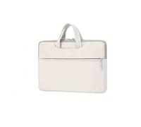 Assez d'espace Sacoche Minimaliste for Ordinateur Portable 12, 14, 16 Pouces, Compatible avec Les Hommes et Femmes(Blanc,Grand)
