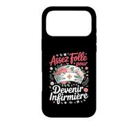 Assez Folle pour Devenir Infirmière Passion Soins Coque pour iPhone 17 Pro Max