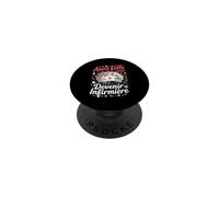 Assez Folle pour Devenir Infirmière Passion Soins PopSockets PopGrip Adhésif