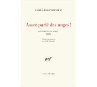 Assez parlé des anges !: Conférence du Nobel 2025