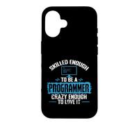 Assez qualifié pour être Un Programmeur Assez Fou pour l'aimer Coque pour iPhone 16