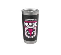 Assez robuste pour être une infirmière correctionnelle infirmière Gobelet isotherme en acier inoxydable double paroi